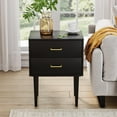 thumbnail image 4 of Smuxee Modern Two Drawer Nightstand, Easy Assemble, Durable, Elegant Furniture Storage, 4 of 10