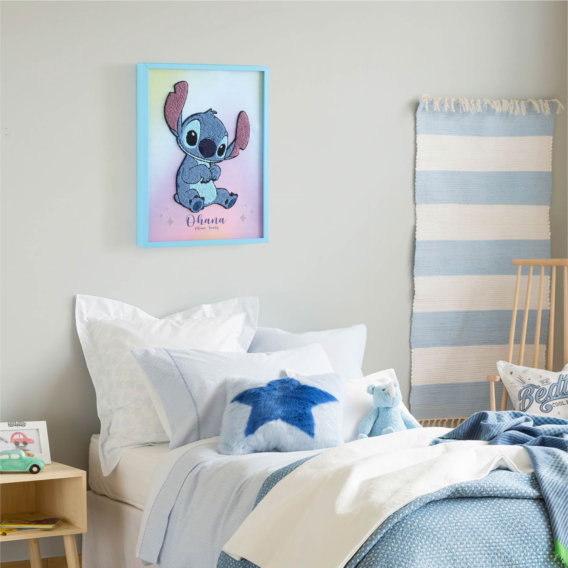 Disney Stitch Tufted Wall Décor for Kids Room, 16" x 20"