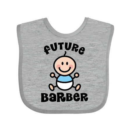 

Inktastic Future Barber in Training Baby Boy Gift Boys Baby Bib