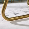 thumbnail image 6 of iooHug Modern Silky Velvet Upholstered Accent Chair with Metal Sled Base.(Blue), 6 of 7
