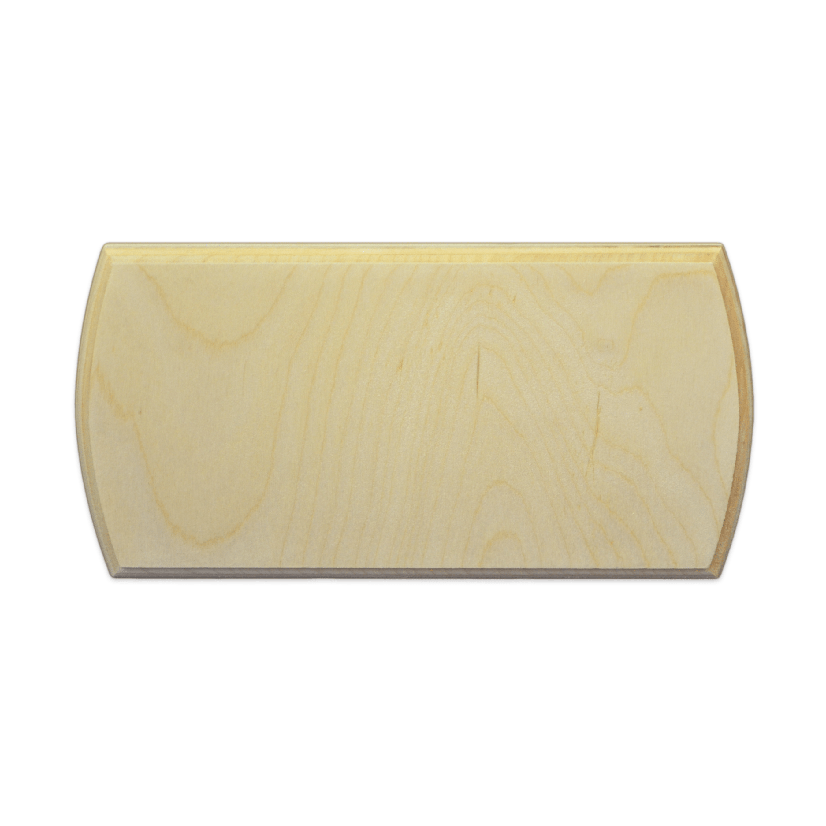 Unfinished Wood Sign, Oblong Rectangle, 12" Wide, 1/2" Thick with