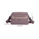 thumbnail image 4 of Bolsa bandolera Bolsa de hombro de moda Bolsa de mujer impermeable simple e informal (Púrpura) Likrtyny Para Estrenar, 4 of 7