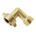 thumbnail image 4 of Brass Angle adjustable interface Garden hose 90 degree Angle connector, 4 of 6