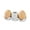 2PCS Brown+1PCS White, variant on Ceramic Salt and Pepper Shaker Set,Egg-Shaped Ceramic Spice Shaker with Carton,Seasoning Dispenser and Toothpick Bottle,Salt and Pepper Powder Tank with Tray for Restaurant Kitchen Household
