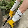thumbnail image 2 of Puño ajustable M: ​​guantes de jardinería largos a prueba de espinas, regalos y herramientas de jardín para jardinero, guantes de jardín de cuero transpirable, guantes largos de trabajo en e, 2 of 5