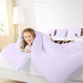thumbnail image 3 of Manfei Cheetah Print J Personalized Initial Queen Comforter Set 3pcs for Girls Kids,Teens Women Kawaii Bow Tie Letter Bedding Comforter Set,Ultra Soft Home Decor, 3 of 6