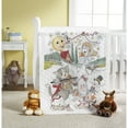 Bucilla 34" x 43" Baby Stamped CrossStitch Mother Goose Crib Cover Kit
