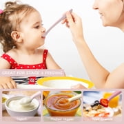 IYYI Baby Feeding Spoons, Baby Spoons Self Feeding, Infant Spoons for First Stage, Dishwasher Safe