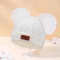 thumbnail image 2 of Conjunto de gorro y bufanda de invierno para niños, guantes y gorro de punto cálidos para bebés de 1 a 8 años., 2 of 6