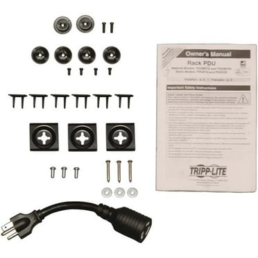 Tripp Lite  1.9 kilowatts 15 ft. PDU Basic 28 5-15-20R L5-20P 5-20P Adapter Cord with 60 in. 0U Rack