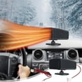 thumbnail image 2 of Vggrvlo Car Heater Portable 12V Car Heaters & Defroster 200W Fast Heating & Cooling Fan Plug In Car Heater for Windshield Defogger with 360° Rotary Car Heaters for Vehicle,Car, 2 of 6