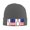 Deep Heather, variant on Baseball Lace Flag Beanie Hat Men Women Warm Printed Cap Knit Beanies Hats Outdoor Winter Gray
