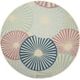 thumbnail image 2 of Nourison Grafix Geometric Ivory/Multi 8' x ROUND Area Rug, (8 Round), 2 of 8