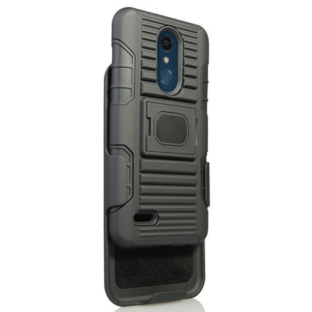 Custodia in TPU Compatibile con LG K40, Cover Protettiva Morbida e Antiurto con Ritagli Precisi e Design Sottile Antigraffio (Nero