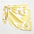 thumbnail image 3 of Boho Floral Beach Wraps for Women Bikini Cover Ups (Yellow One Size), 3 of 3