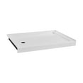 thumbnail image 2 of Carre 48" x 36" Acrylic White, Single-Threshold, Left Drain, Shower Base, 2 of 9