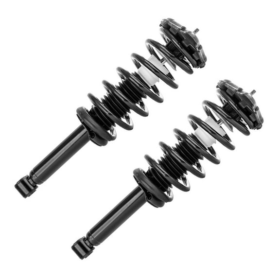 Detroit Axle - 2 Rear Struts for 2002 2003 2004 2005 2006 Nissan Sentra, Struts with Coil Spring Complete Struts Assembly Replacement Suspension