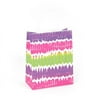 Eros F01-KF830R Euro Medium Tie Dye White Kraft Gift Bags with White Color Twisted Handles - Pack of 60