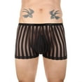 thumbnail image 4 of Eashery Cotton Underwear For Men Men Pants Casual Slim Men Striped Printed Breathable Mid Waist Black M, 4 of 5
