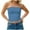 Blue, variant on Cotton Bandeau Tube Tops for Women Teens Y2k Cropped Going Out Tee Club Sleeveless Casual Base Undershirt (M, Purple 01)