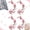 Pink, variant on Cherry Blossom Patches, Embroidered Iron On or Sew On Flower Applique with Branch Design for Jackets Jeans Backpacks