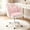 Pink Whihe, variant on HDHNBA Mid Back Velvet Petal Upholstered Vanity Desk Chair with Bow Cushion and Wheels