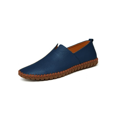 

Audeban Men s Casual Penny Loafers Breathable Driving Boat Shoes Handmade Flats Dress Shoes