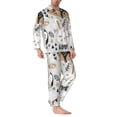 thumbnail image 2 of Lsque Funny Animals Series Pattern Long Sleeve Pajama Set for Men - Soft 2-Piece Sleepwear and Loungewear Set with Pockets, Comfy Nightwear-XX-Large, 2 of 7