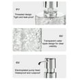 thumbnail image 3 of Refillable Foaming Soap Dispenser - BPA-Free Bathroom/Kitchen Hand Wash Pump Bottle (5.7 Height), 3 of 8