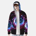 thumbnail image 2 of Lsque v Pattern UPF 50+ Lightweight Sun Protection Men's Women's Long Sleeve Shirt, Hoodie Performance -3X-Large, 2 of 7