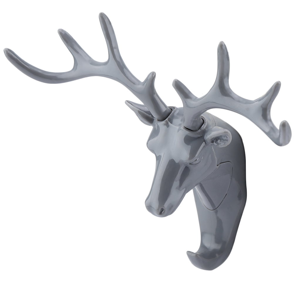 CozyCove Deer Antler Wall Hooks – Set Of 10, Resin Material, 15.7" Long, Rustic Towel & Coat Hanger