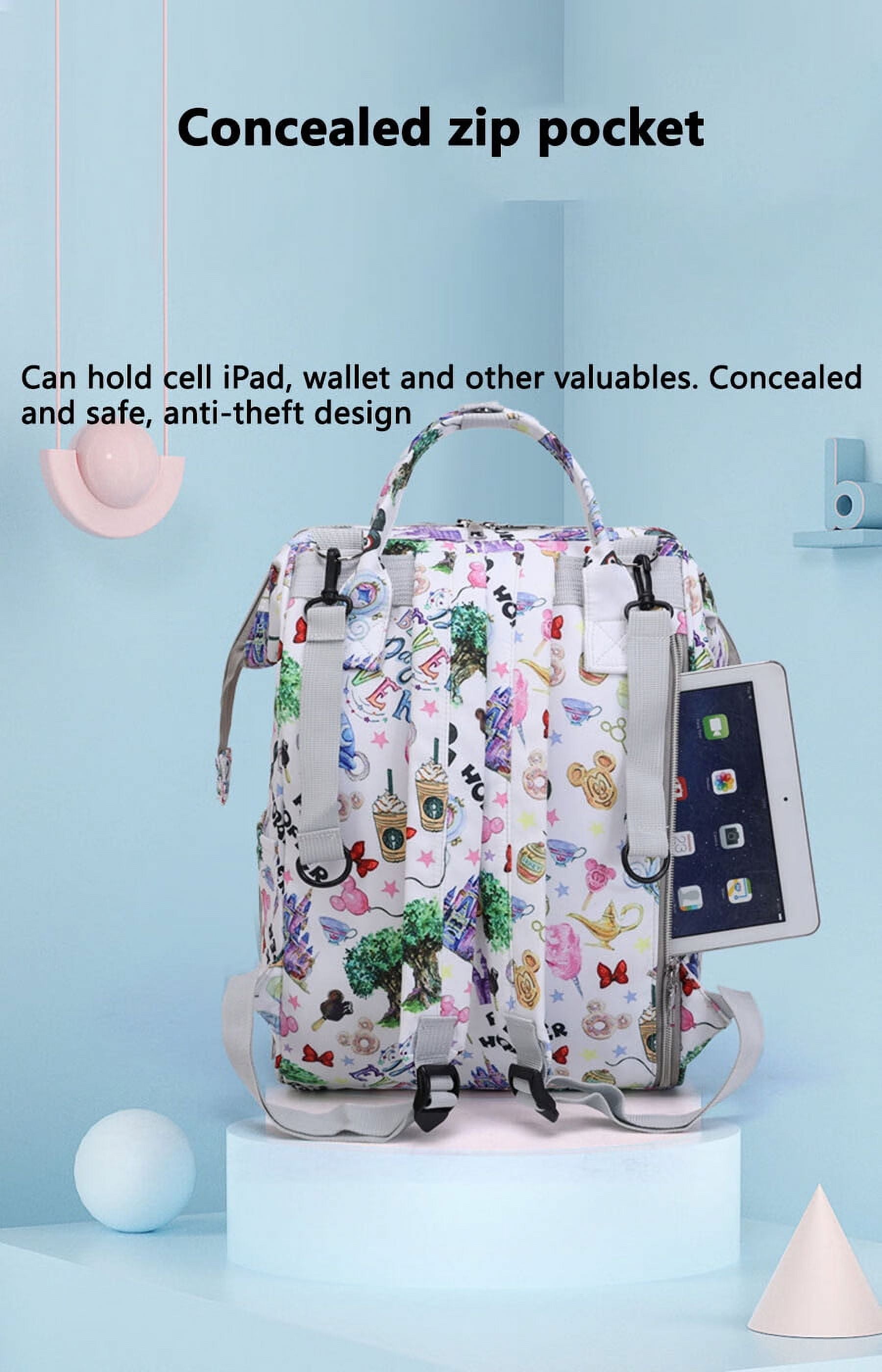 THE LITTLE LOOKERS Jolly Luxe Waterproof Diaper Bag / Backpack for Mot –  thelittlelookers
