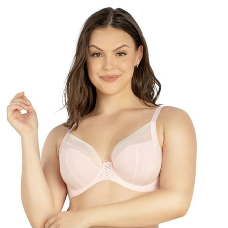 PARFAIT Women s Shea Plunge Unlined Bra - Petal Pink - 32D