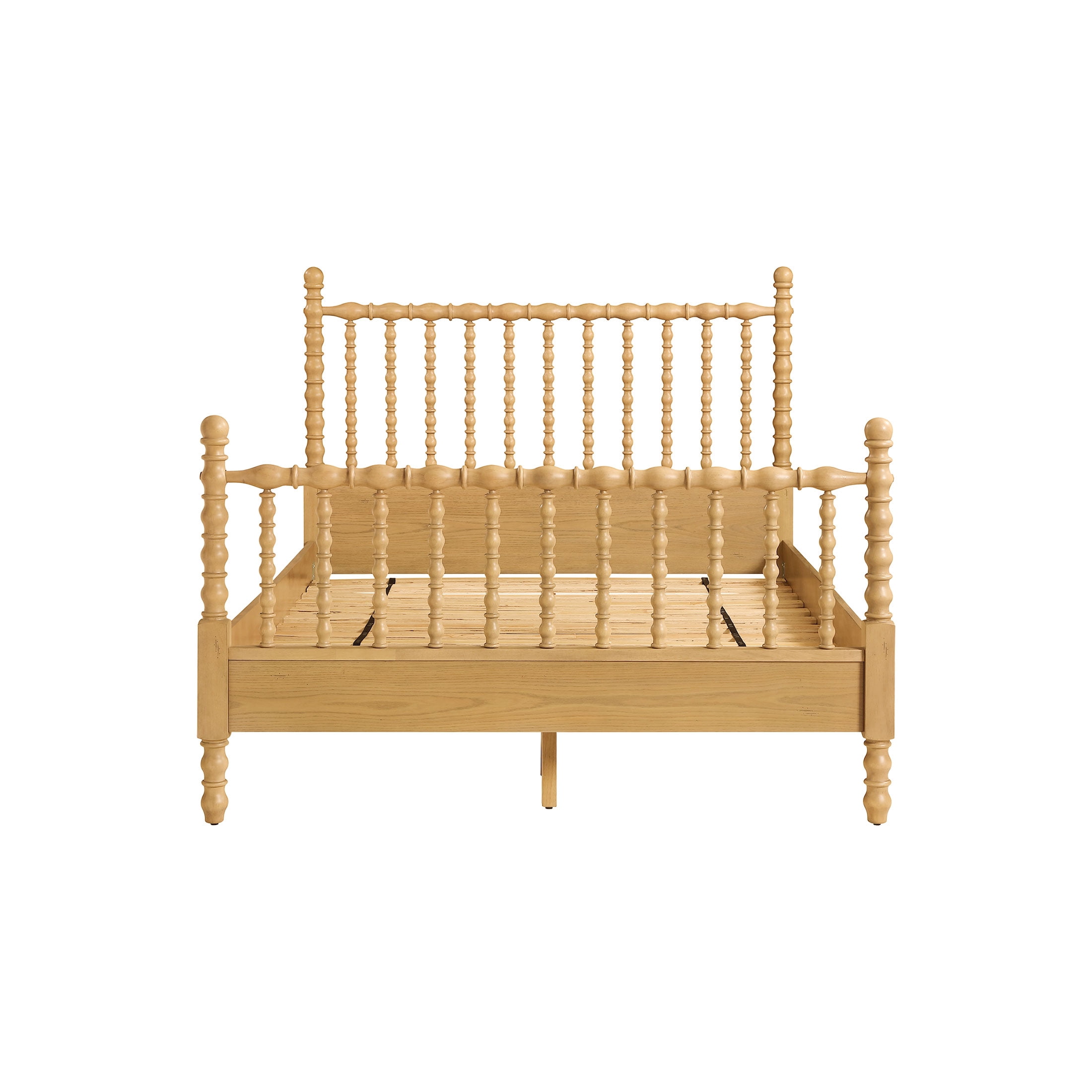 The Pioneer Woman Harper Queen-Size Spindle Bed, Wheat