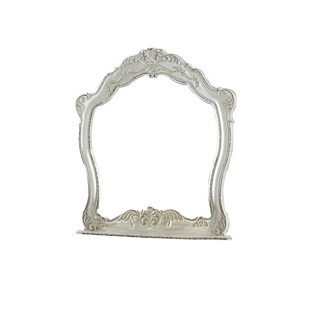 Victorian Style Wooden Frame Dresser, Victorian Style White Mirror