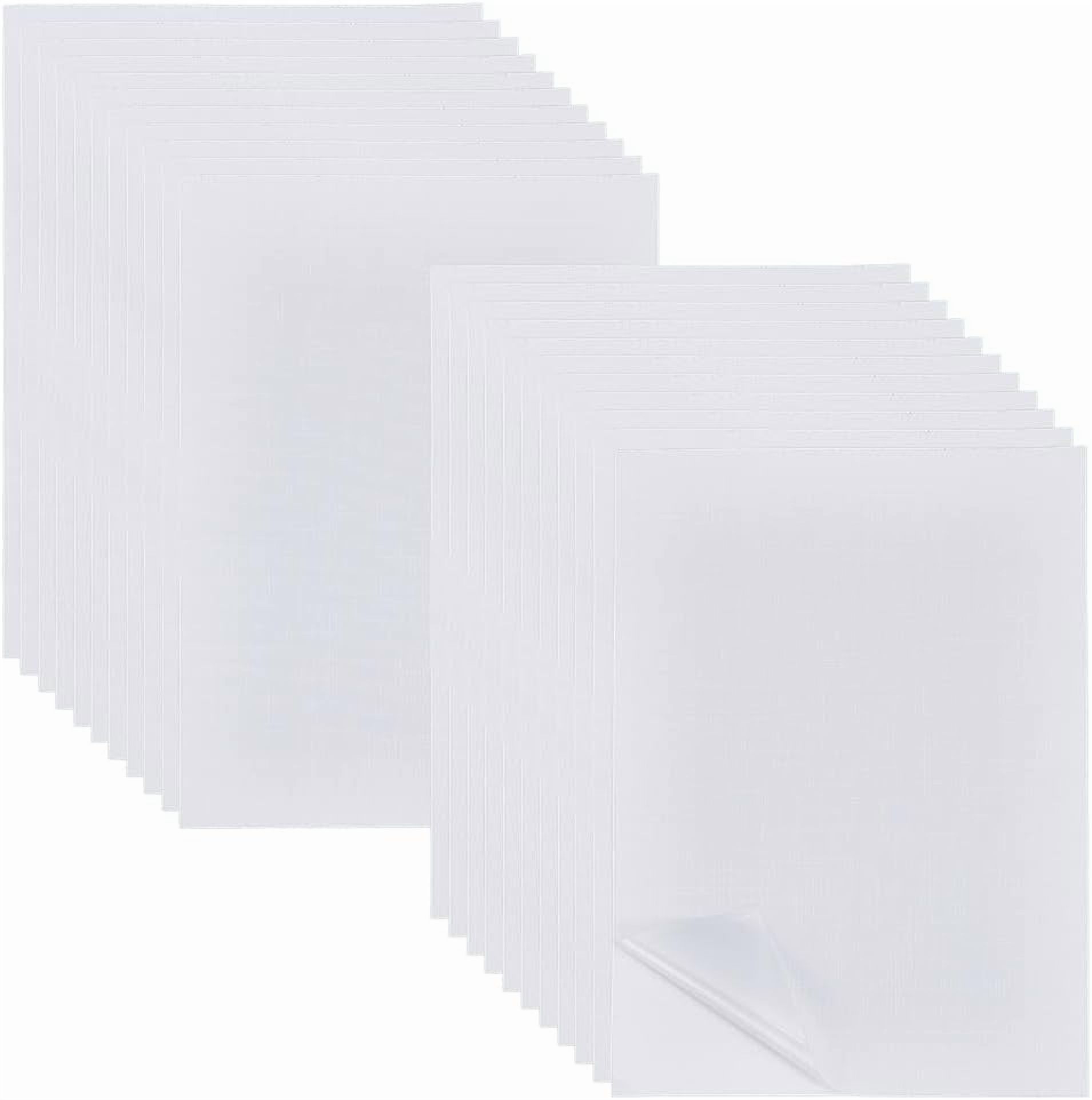 50 Pcs Self Adhesive Laminating Sheets 8.4x11.8 Inch Waterproof Self Sealing Laminating Sheets