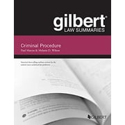 Gilbert Law Summary on Criminal Procedure (Gilbert Law Summaries), 9781636590943, Paperback, 20
