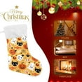 thumbnail image 4 of Coolnut Halloween Pumpkins Christmas Stockings Black Cat Christmas Presonalized Large Stocking Sock, Set of 1 Xmas Party Winter Decor Candy Bag Family Holiday Gift, 17.7 Inch, 4 of 7