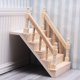 thumbnail image 3 of Casa de muñecas Mini barandilla de madera Escalera Escena en miniatura Mueble de madera maciza Modelo, 3 of 5