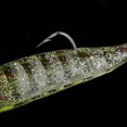 thumbnail image 3 of Head Señuelo hunde 13 cm Artificial T Tail Cebo suave  Verde y claro shamjiam Lead Head Soft Lure, 3 of 7