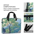 thumbnail image 4 of FORMRS 16" Laptop Bag Carrying Sleeve Case with Handle Travel Shoulder Briefcase, Beige Tree, 4 of 8