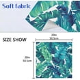 thumbnail image 5 of Coolnut Set of 6 Palm Leaves Satin Napkin Square 20 Inches Table Napkins Soft Smooth Decorative Napkins for Wedding Banquet Party Decoration, 5 of 6