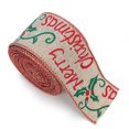 thumbnail image 4 of Coxeer Christmas Ribbon Burlap Vintage Festival Plaid DIY Wrapping Ribbon Craft Ribbon, 4 of 6