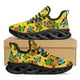 thumbnail image 1 of Zapatos vulcanizados Doginthehole con bonito estampado de girasol amarillo para mujer, zapatillas ligeras y cómodas, planos con cordones para mujer, 1 of 6