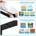 thumbnail image 6 of Silver 304 Stainless Steel Tissue Holder Non-perforated Roll Paper Holder Kitchen Cabinet Under Self-adhesive Paper Holder Plastic Wrap Storage Holder, 6 of 9