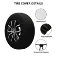 thumbnail image 4 of Cute Cartoon Garfield Spare Tire Cover Wheel Protectors For Trailer Rv Suv Truck Camper Travel Fits For Tire Diameter 16 Inch, 4 of 6