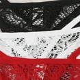 thumbnail image 7 of QIPOPIQ Clearance Women's Underwear Sexy Lingerie Lace Open Thong Panties G-Pants Cheeky Panties, 3 Pack, S-2XL, 7 of 7