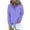 Purple_1, variant on Godom Half Boutton Womens Hoodies Drawstring Hooded Sweatshirts for Woman with Pocket
