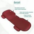 thumbnail image 6 of Unique Bargains Car Back Seat Cushion Wine Red Breathable PU Leather Universal Interior Seat Protector Mat Pad, 6 of 6