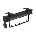 thumbnail image 3 of veasfak Tringle à Vêtements Suspendue Support de Rangement Vertical Tige de Rangement Portable pour Garde-Robe Noir, 3 of 8